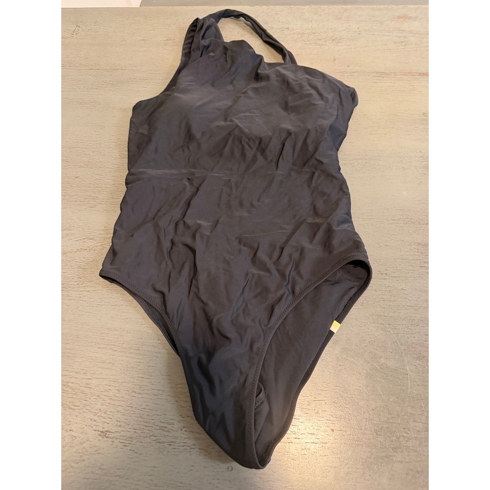 Summersalt The Sidestroke One Shoulder One Piece Swimsuit Black Size 8